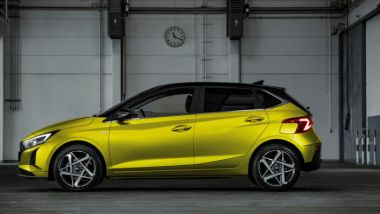 Nuova Hyundai i20: il profilo equilibrato rimane lo stesso del modello attuale