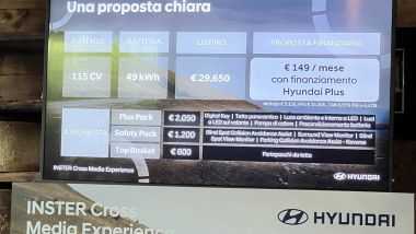 Nuova Hyundai Inster Cross: una sola versione e optional che aggiungono elementi di qualità