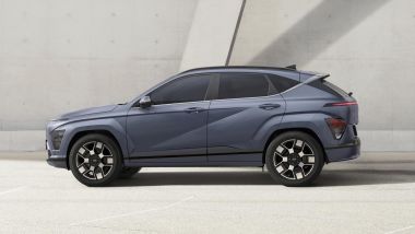 Nuova Hyundai Kona 2023: visuale laterale