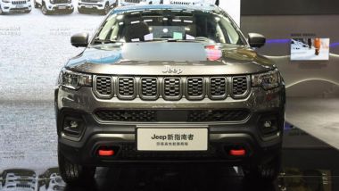 Nuova Jeep Compass Trailhawk 2021 al salone di Guangzhou, vista frontale