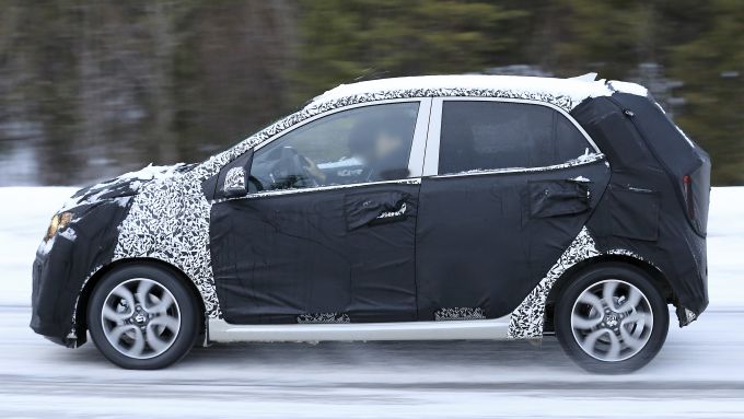 Nuova Kia Picanto Le Foto Spia Motori Interni Lancio Motorbox