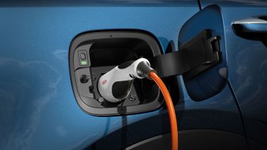 Nuova Kia Sorento Plug-in Hybrid: lo sportello di ricarica delle batterie