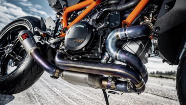 Nuova KTM 1390 Super Duke, il motore è scultoreo