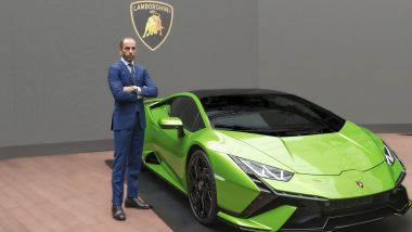 Nuova Lamborghini Huracan: il manager Francesco Scardaoni