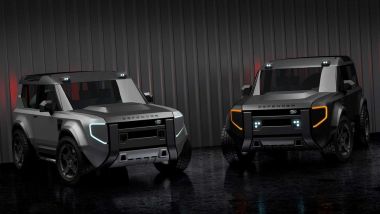 Nuova Land Rover Defender 80: i primi rendering del SUV compatto