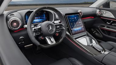 Nuova Mercedes-AMG GT 2024, la strumentazione digitale