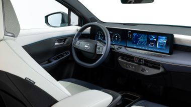 Nuova Nissan Leaf 2025: gli interni