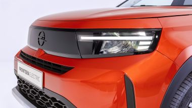 Nuova Opel Frontera Electric 2025, le luci anteriori