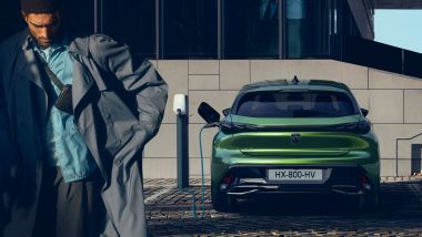 Nuova Peugeot 308: visuale posteriore