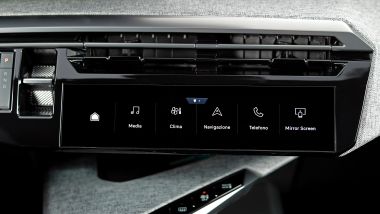 Nuova Peugeot e-5008 elettrica, le scorciatoie touch i-Toggles