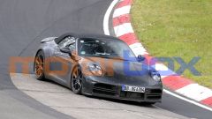 Scheda tecnica e foto spia di nuova Porsche 911 Cabrio 992.2