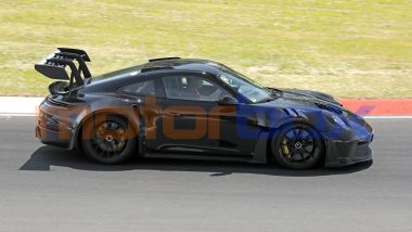 Nuova Porsche 911 GT2 RS: carrozzeria studiata in funzione dell'aerodinamica