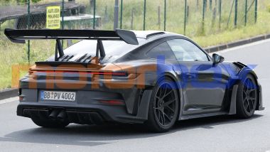 Nuova Porsche 911 GT3 RS: l'ala crea una downforce molto elevata