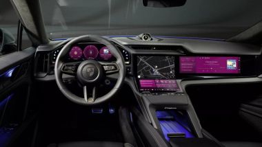 Nuova Porsche Cayenne EV: interni ampiamente personalizzabili nei contenuti tecnologici