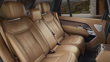 Nuova Range Rover 2022: i sedili posteriori