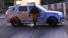 Scheda tecnica e foto spia di nuova Range Rover Sport 2023