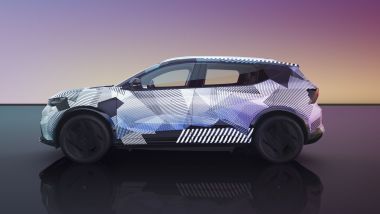 Nuova Renault Scenic E-Tech Electric, visuale laterale
