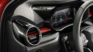 Nuova Skoda Fabia Monte Carlo, cockpit digitale di serie