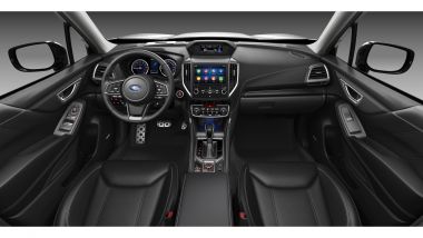 Nuova Subaru Forester 2022: l'abitacolo spazioso e confortevole