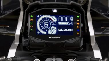 Nuova Suzuki V-Strom 1050: la strumentazione digitale