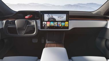 Nuova Tesla Model 3: potrebbe montare il volante a cloche come la Model S (nella foto)