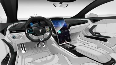 Nuova Tesla Model S: anche in abitacolo tanti cambiamenti