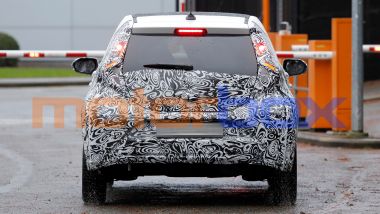 Nuova Toyota Aygo X 2025, il posteriore