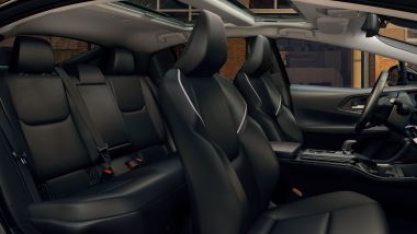 Nuova Toyota Prius 2023, modello USA: gli interni