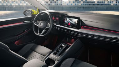Nuova Volkswagen Golf 2020: i nuovi interni