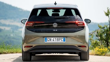 Nuova Volkswagen ID.3, visuale posteriore