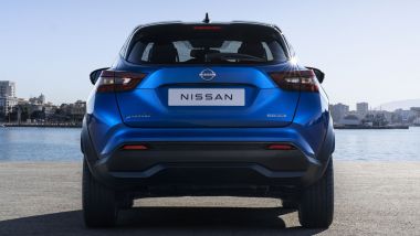 Nuovo Nissan Juke Hybrid: visuale posteriore