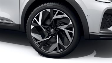 Nuovo Renault Arkana, i nuovi cerchi da 19'' dell'allestimento Esprit Alpine