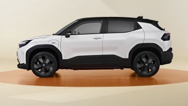 Nuovo Toyota Urban Cruiser: lunghezza di 4,23 metri con passo di 2,7 metri