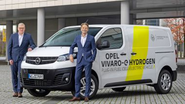 Opel Vivaro e-Hydrogen, foto ricordo