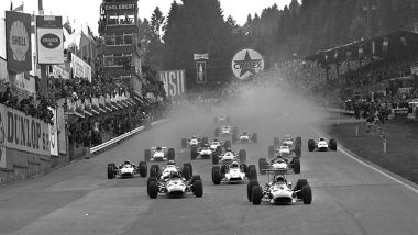 Partenza del Gran Premio del Belgio 1968 - Copyright F1Fanatic