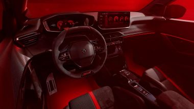 Peugeot E-208 GTi, gli interni ''racing''