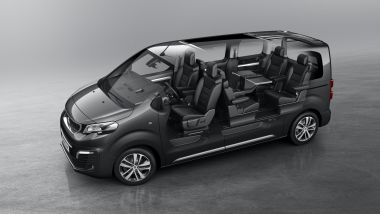 Peugeot Traveller: lo spazio a bordo