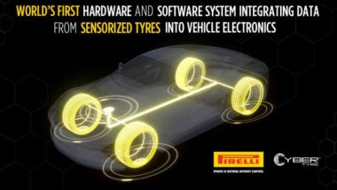 Pirelli Cyber Tyre: al debutto gli pneumatici intelligenti per aumentare la sicurezza