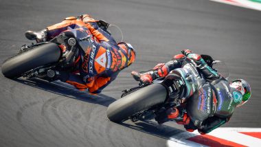 Pol Espargaro (KTM) e Fabio Quartararo (Yamaha)