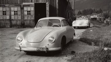Porsche 356, il frontale