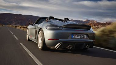 Porsche 718 Spyder RS: non colpita dalle nuove norme di cybersecurity