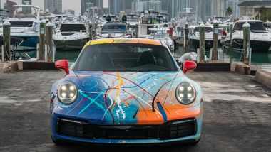Porsche 911 by Rich B. Caliente: la sportiva con carrozzeria caleidoscopica