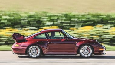 Porsche 911 GT2, vista laterale