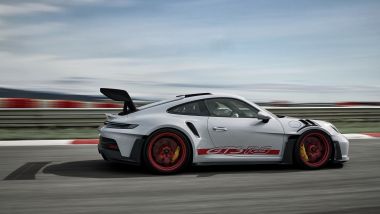 Porsche 911 GT3 RS 2022: laterale