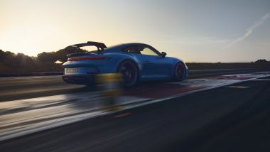 Porsche 911 GT3: visuale di 3/4 posteriore