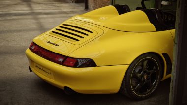 Porsche 911 Speedster 993, le caratteristiche gobbe aerodinamiche