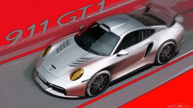 Porsche 911 Turbo S o GT1 stradale? Il rendering