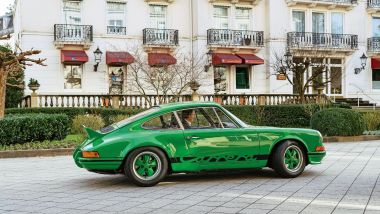 Porsche Carrera 2.7 RS, vista laterale con la coda Ducktale in evidenza