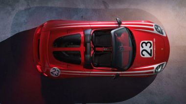 Porsche Carrera GT: colorazione ispirata alla 917 livrea Salisburgo che ha vinto Le Mans 1970