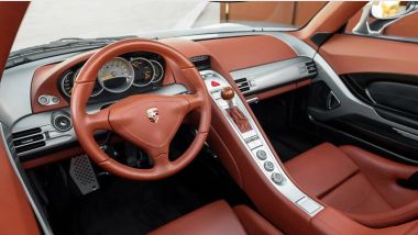 Porsche Carrera GT: dettaglio interni